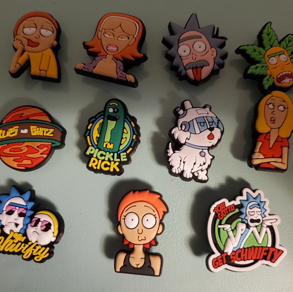 Rick & Morty Shoe Charms for Crocs